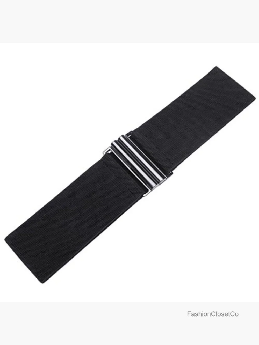 Wide Elastic Waist Belt Cinch Waistband Stretch Belt Trimmer